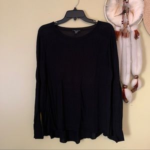 Eileen Fisher sheer long sleeve top